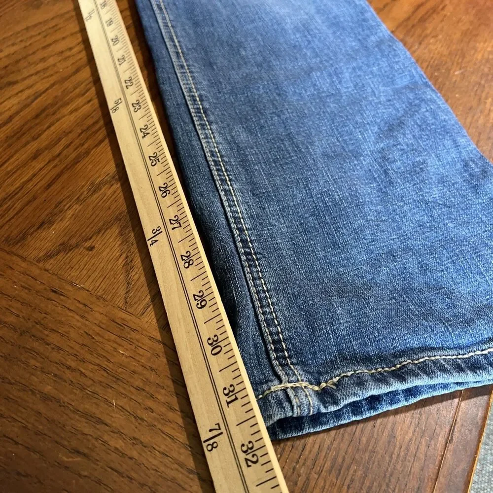 Ariat B4 Relaxed Boys Bootcut Jeans Size 16 Blue Medium Wash Cowboy Workwear
